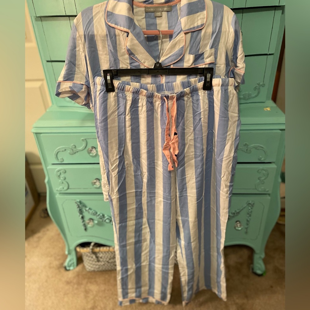 L Striped Pajamas